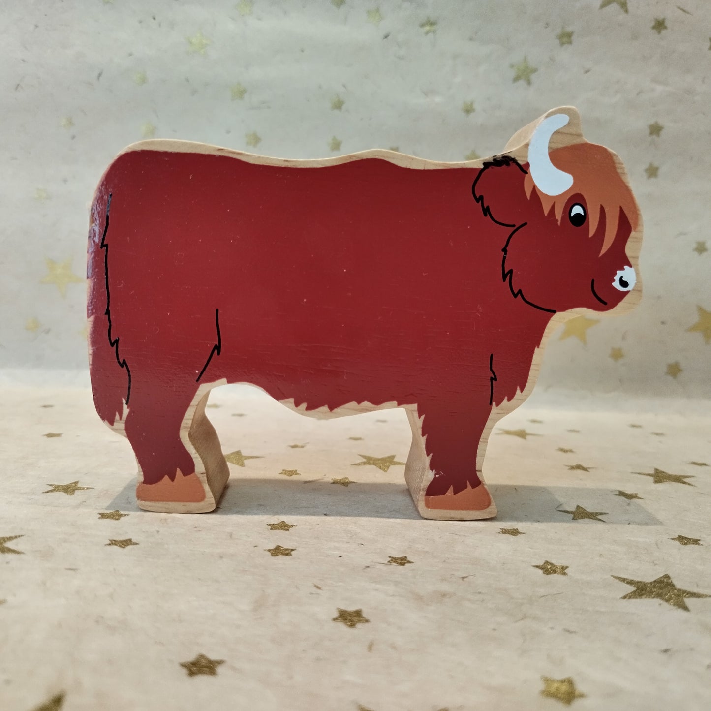 Lanka Kade Wooden Highland Cow