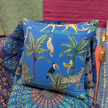 Jungle Print Cushion Cover