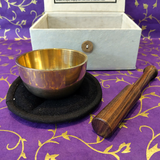 Small Indian Singing Bowl Boxed Set