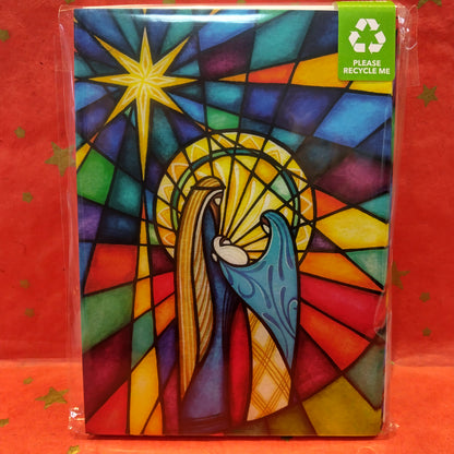 Stained Glass Window - 10 Christmas Cards