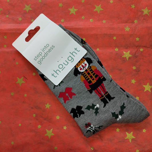 Thought Bamboo Christmas Socks - Nutcracker