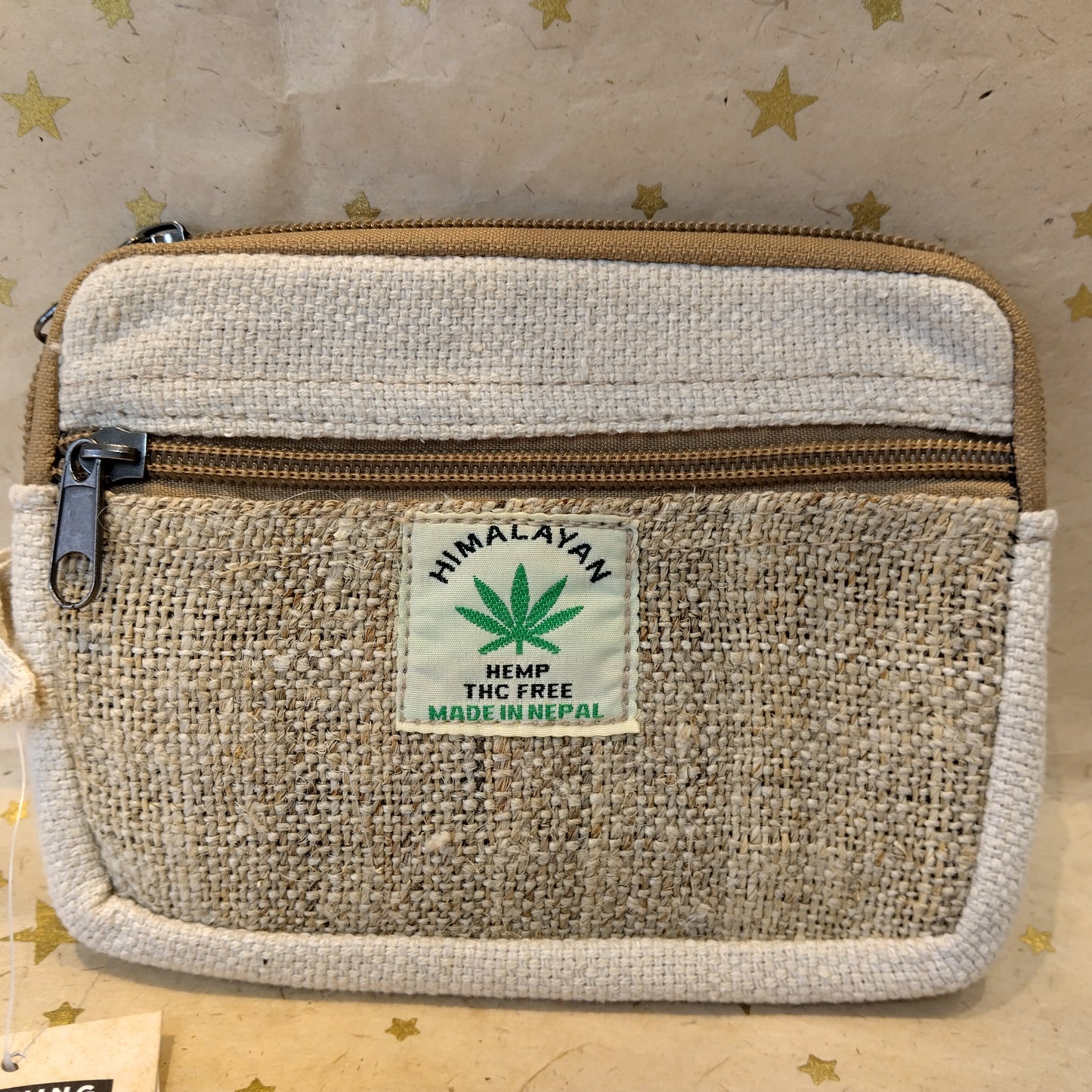 Himalayan Hemp Travel Zipper Wallet