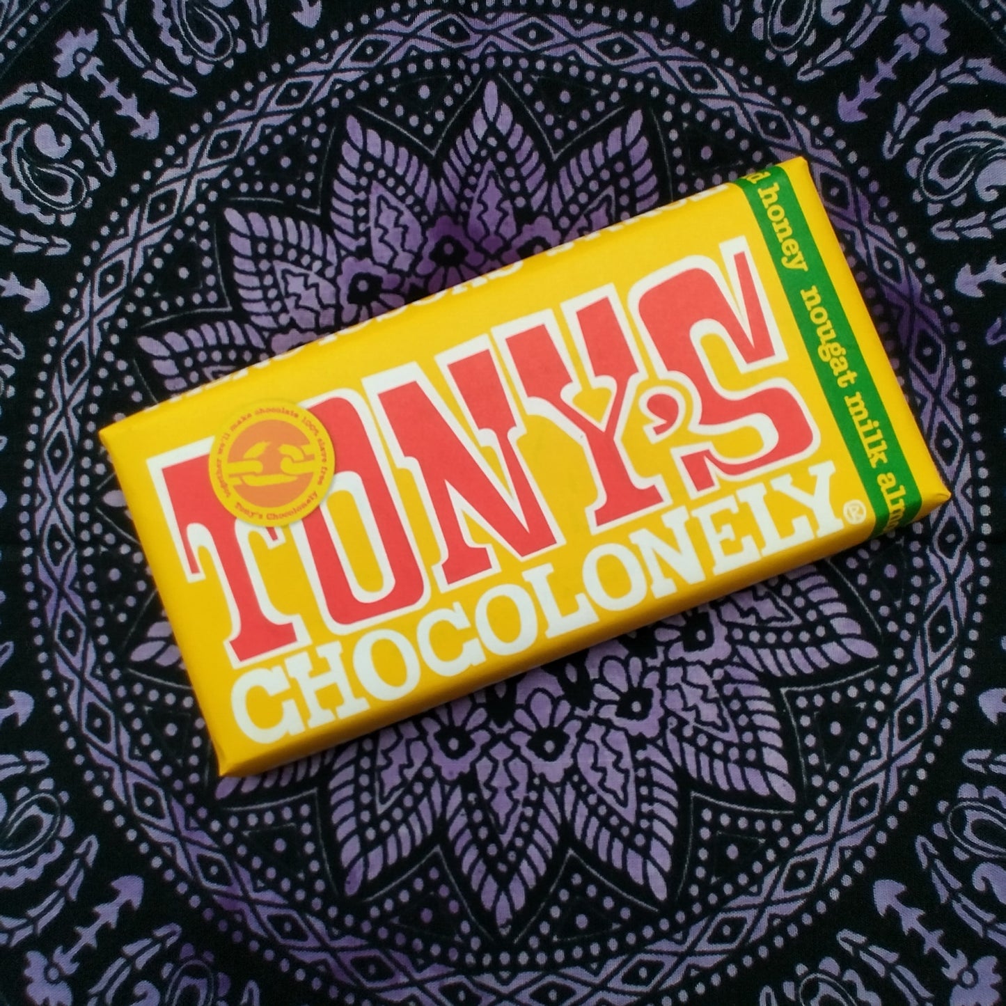 Tony's Chocolonely Milk Chocolate & Honey Nougat