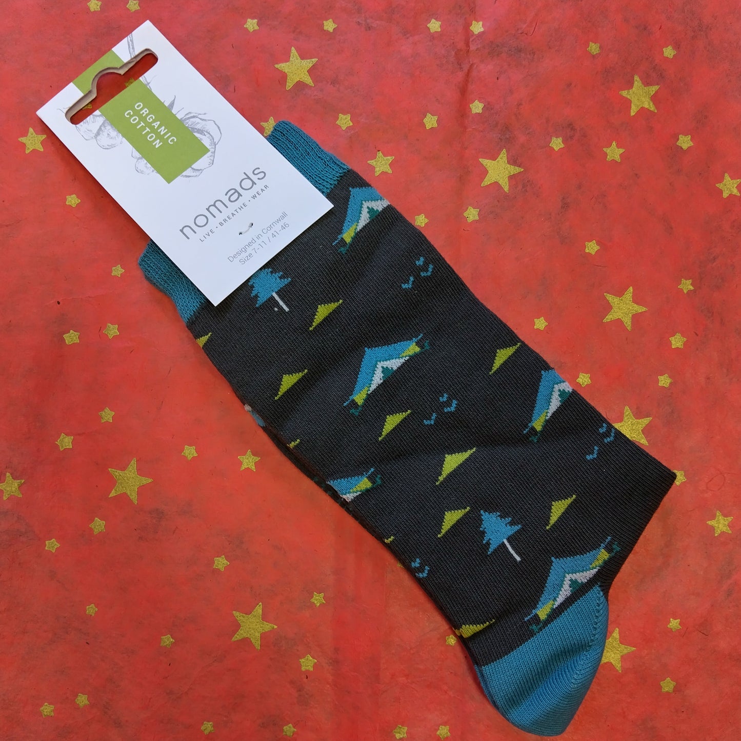 Nomads Organic Cotton Socks - Camping